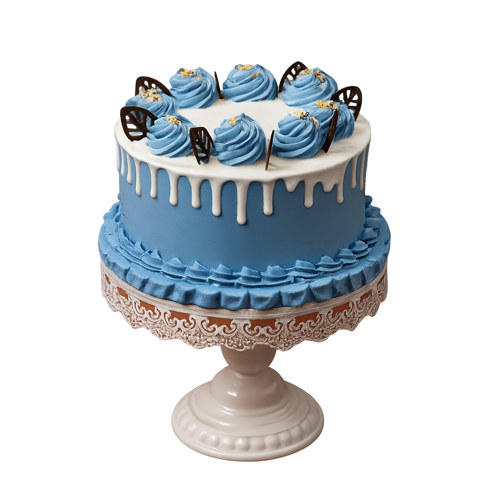 Blue Vanilla Cake